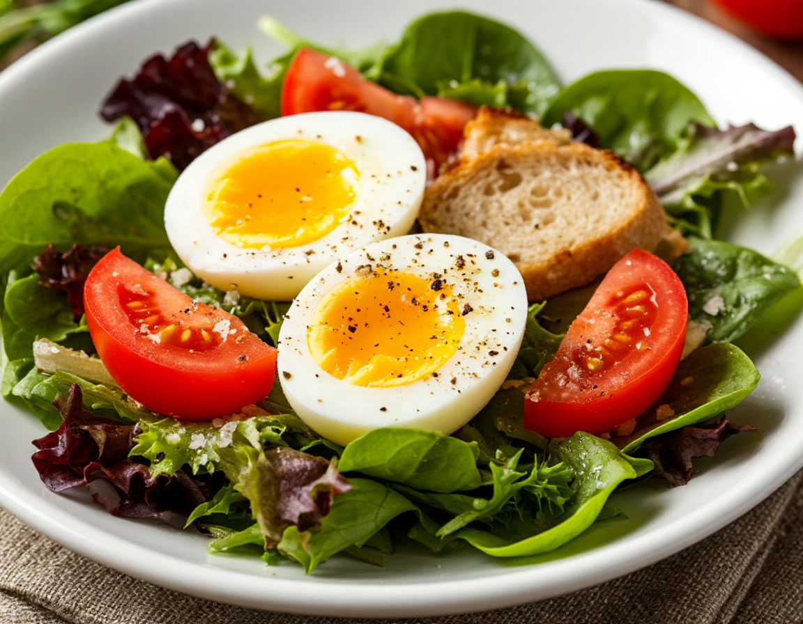Салаты с яйцом